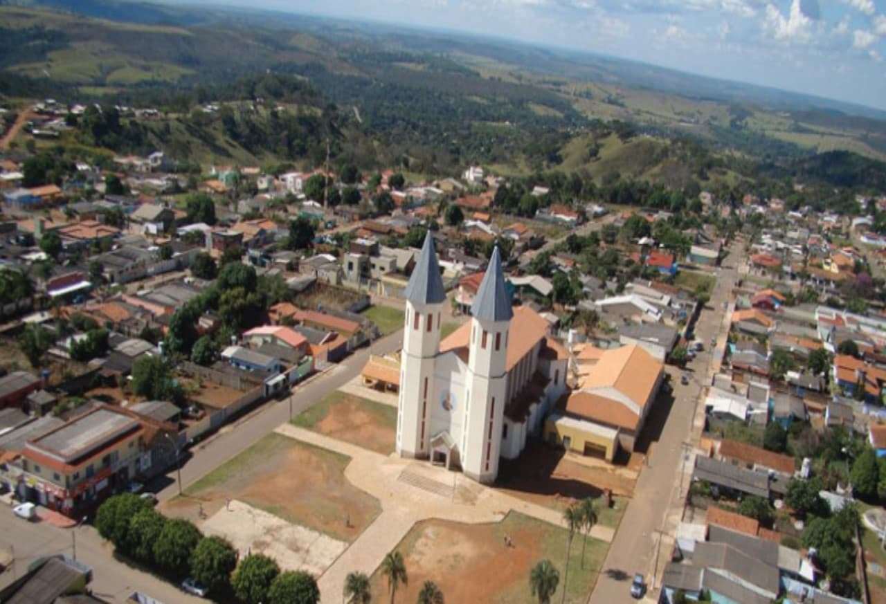 Vista aérea de Alexânia, GO
